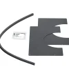 Dekkplate helisolert26-35gr svart