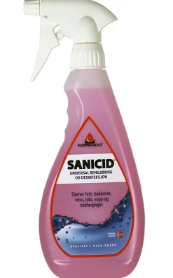 Desinfeksjon bad 0,5l sanicidsps ferdigblandet til bad & dusj spray