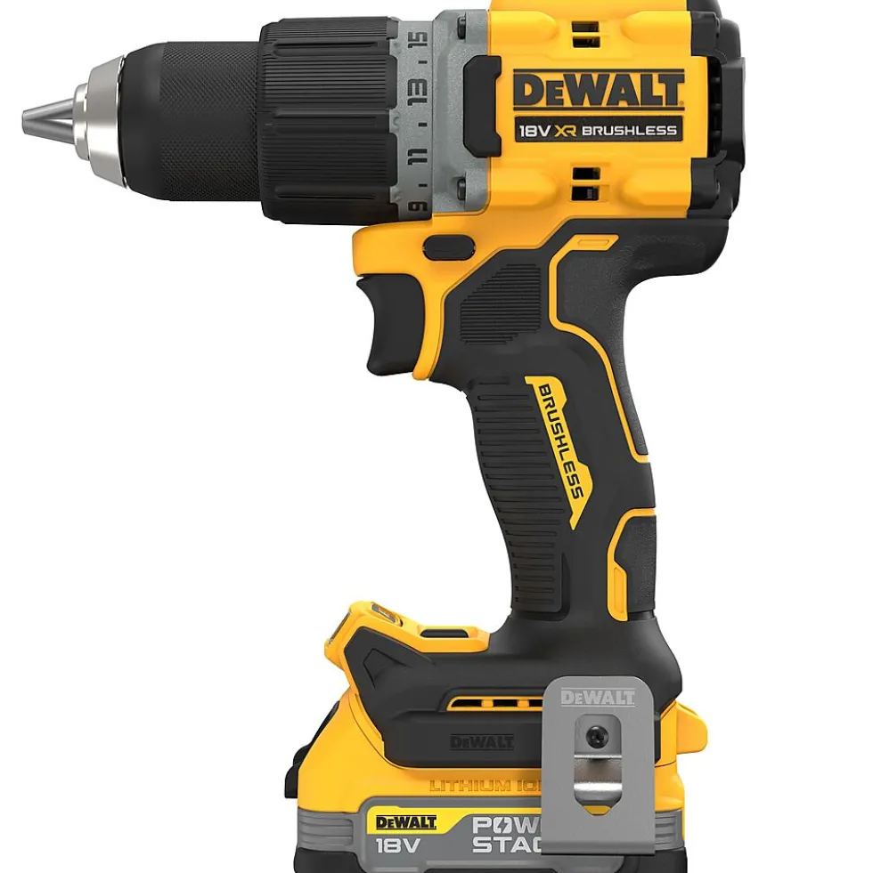 DEWALT batteridrill 18V DCD800E2T med 2 batterier og lader