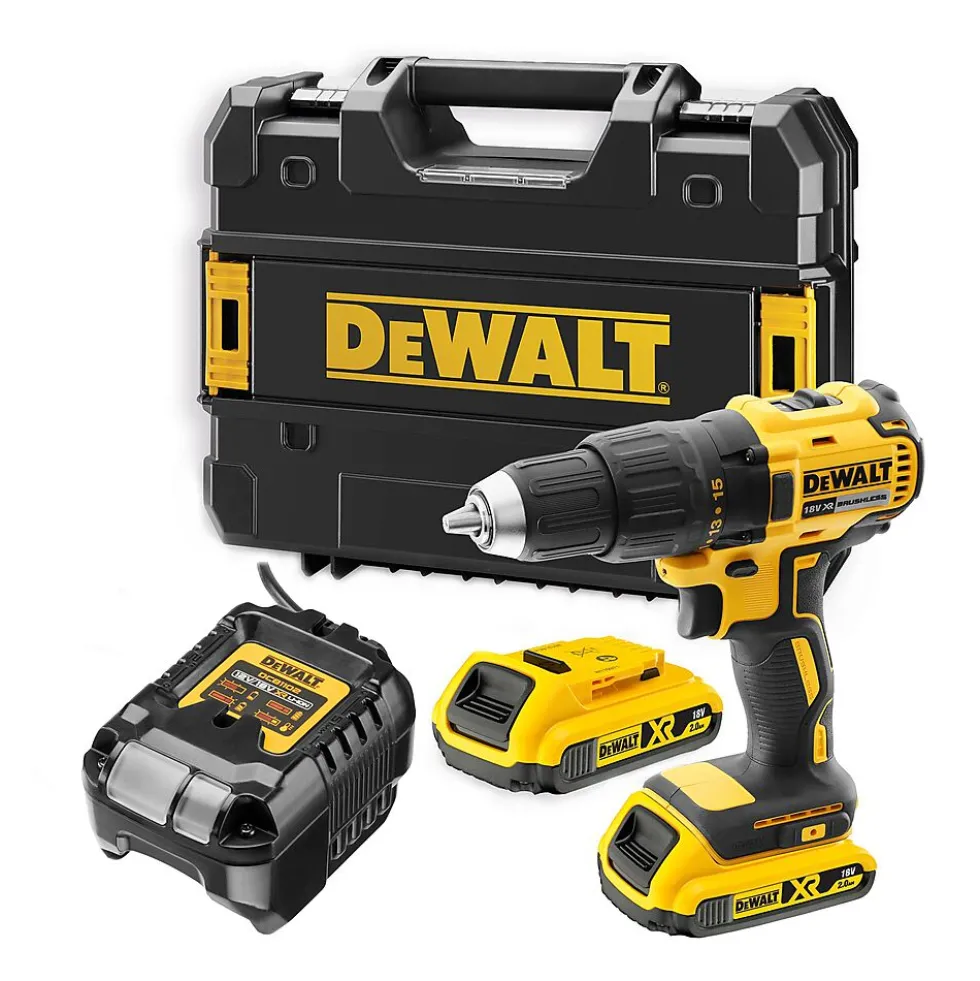 DEWALT drill 18 VxR DCD777D2T 2x2,0 Ah
