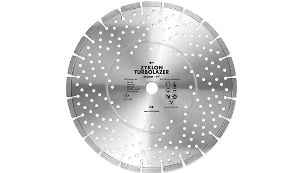 Diamantblad Turbolazer 350x3,2x10x20 mm