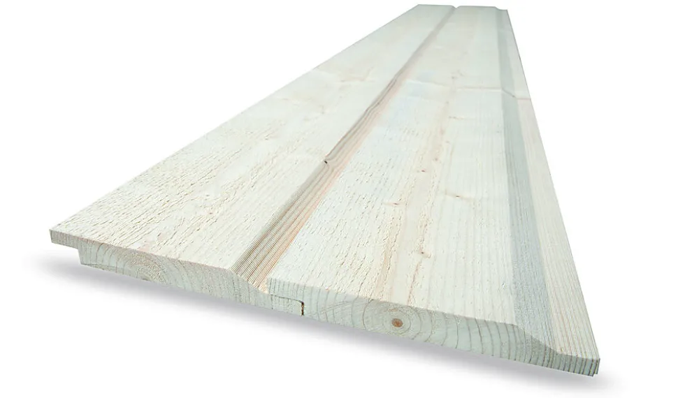 Dobbelfals kledning 28° 19x148x4800 mm