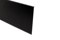 Dørbeslag stål frontspor 10/80 x 1230 mm sort