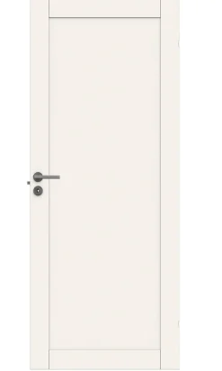 Dørbl purity 01l 7x21 hvit foliert fyllingsdør 1 speil