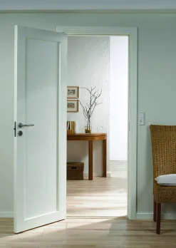 Dørbl purity 01l 7x21 hvit foliert fyllingsdør 1 speil