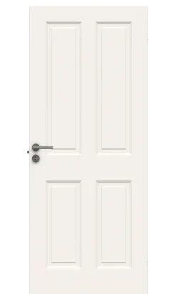 Dørbl style 04 9x21 hvit formpresset dør 4 speil