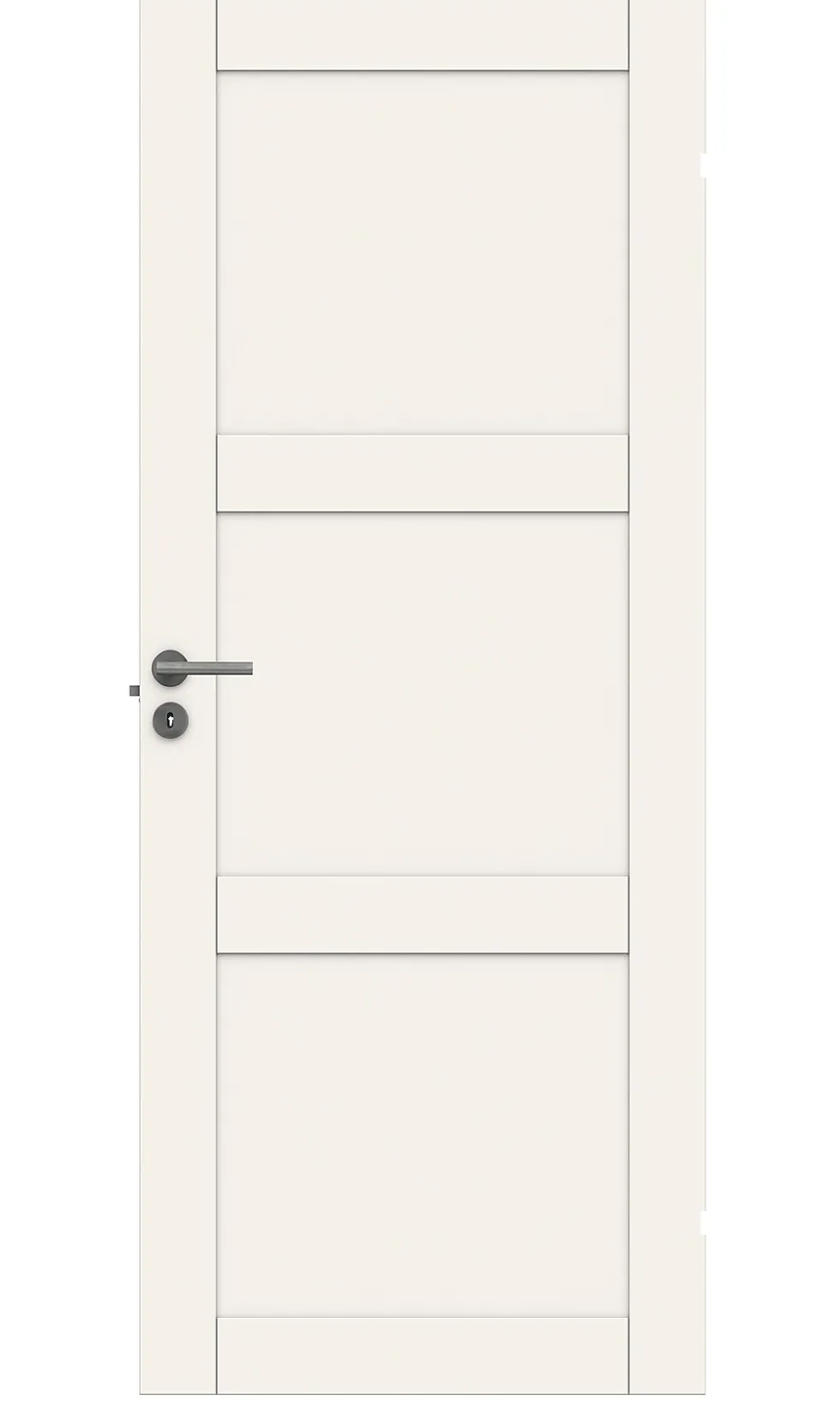 Dørbl unique 03l 9x21 hvit malt moderne fyllingsdør