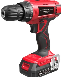 Drill 18V m/batteri og lader