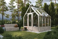 Drivhus Emilia glass tre 5,4 m²