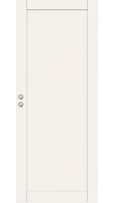 Dør sd purity 01l 8x20 hvit foliert skyvedør