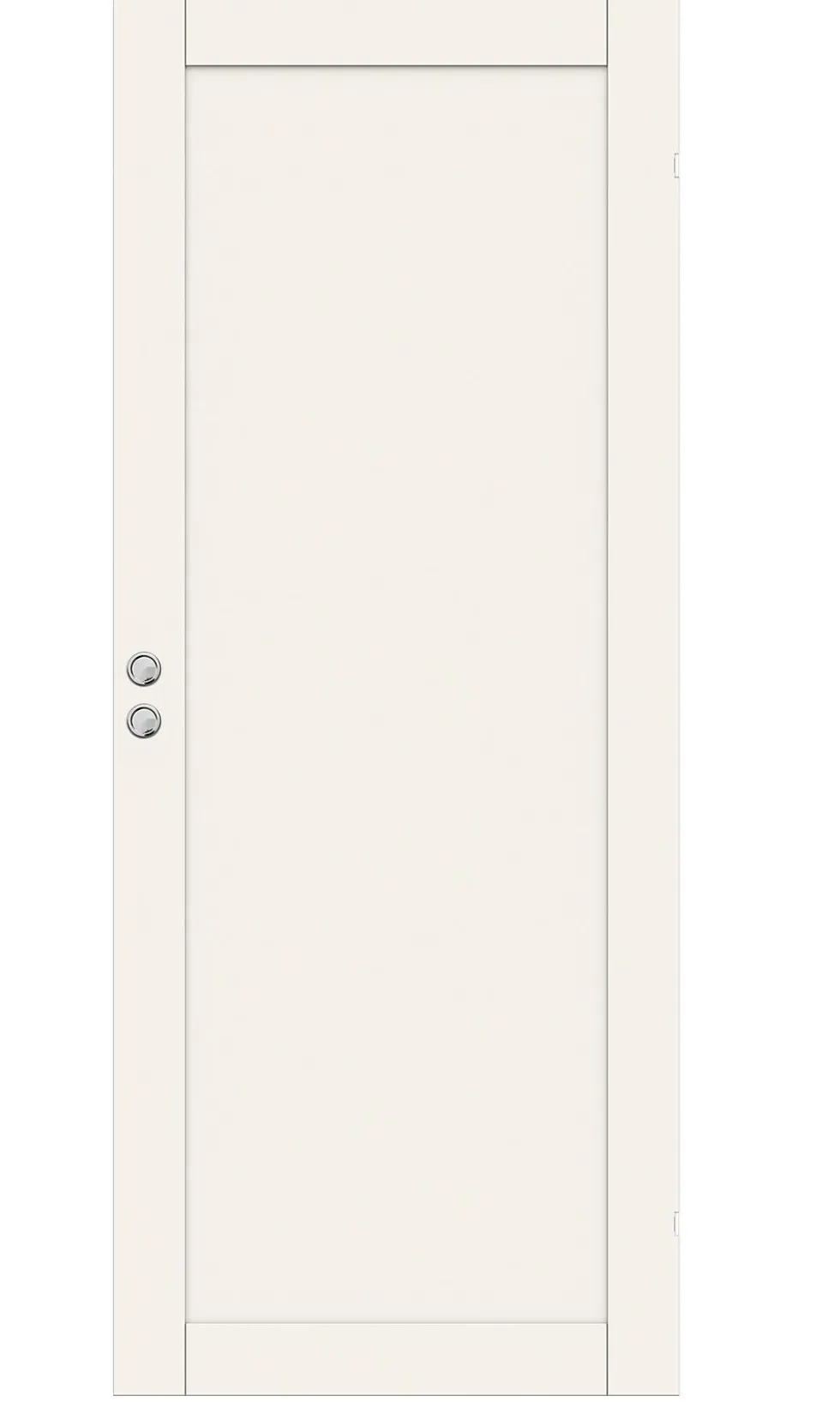 Dør sd purity 01l 8x20 hvit foliert skyvedør