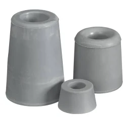 Dørstopper gummi grå 8x16mm