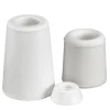Dørstopper gummi 37x65mm hvit