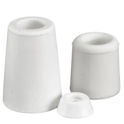 Dørstopper gummi 37x65mm hvit