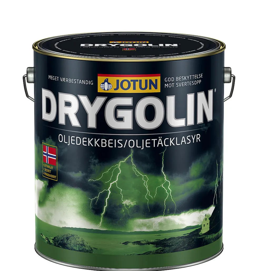 Drygolin oljedekkbeis hvit 10 liter