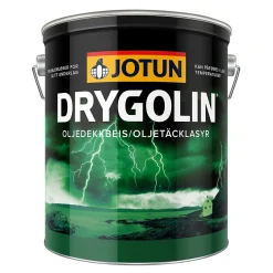 Drygolin oljedekkbeis klassisk hvit base 4,5 liter