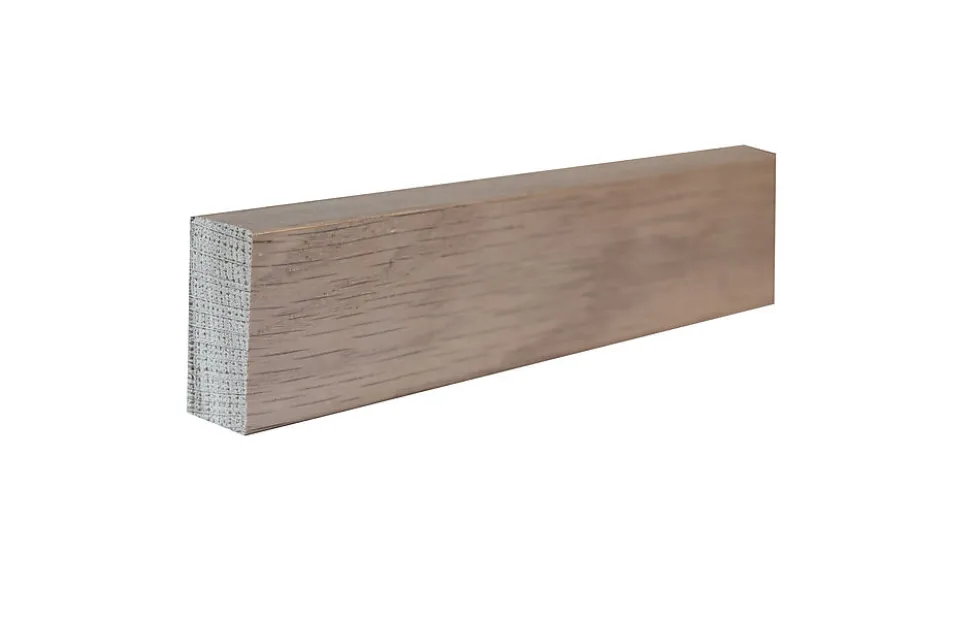 Eik 21x045 glattkant hvittonet spile i eik