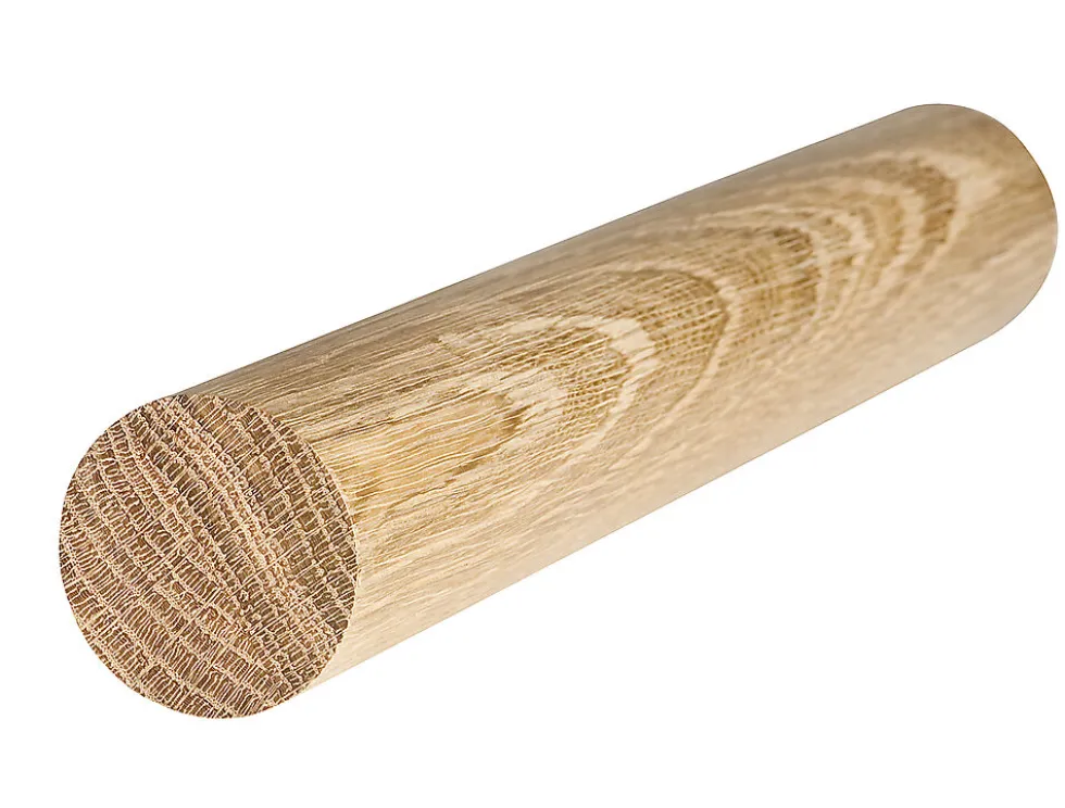 Eik 43x043x2700 rundstokk ubeh ubehandlet