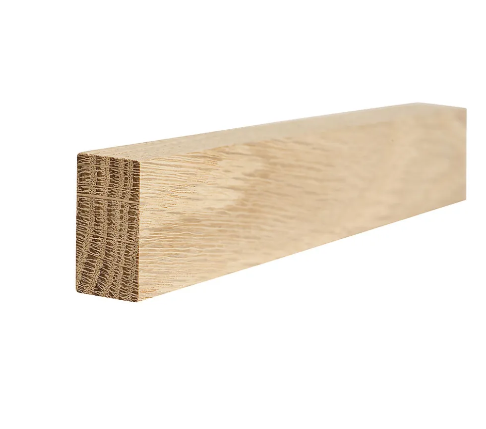 Eik 21x045x2700 spile ubeh glattkant i eik