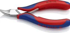 Elektronikktang 35 42 115 sb bøyd 45° 115mm rund knipex