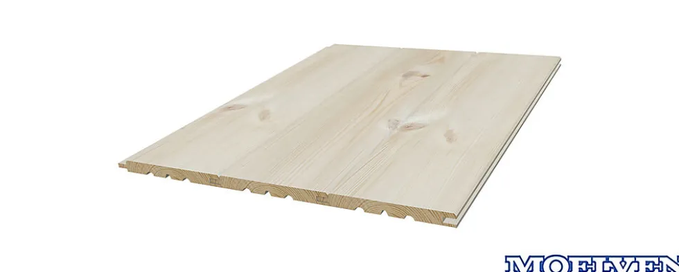 Faspanel natur 12x120 mm ubehandlet gran