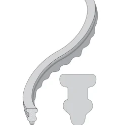 Fiberål betong med nupper 90 x 800 mm