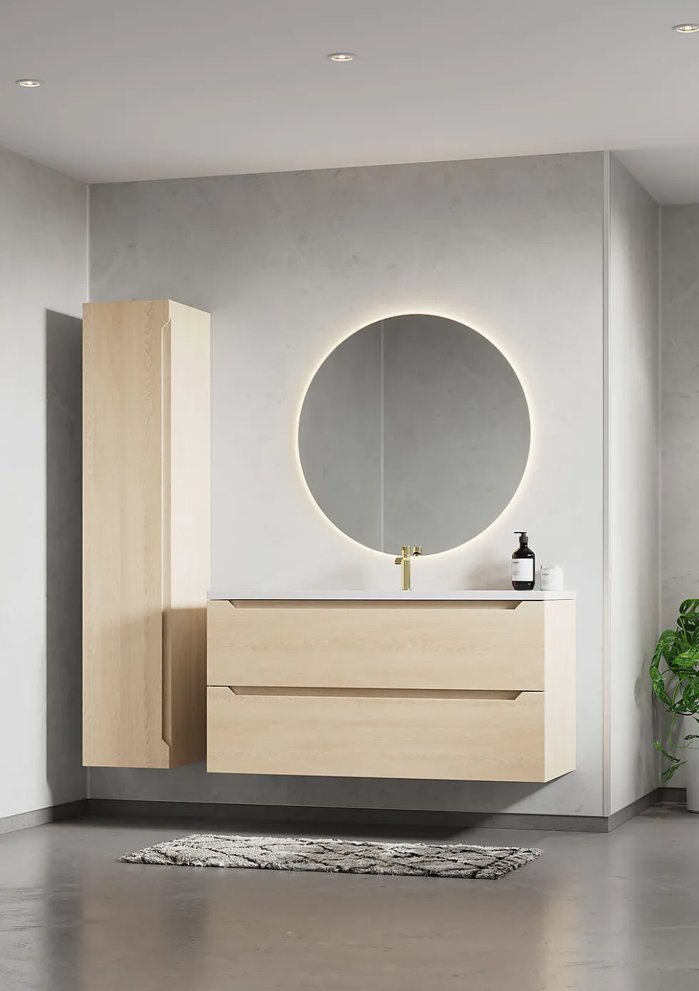 Fibo baderomsplate White Marble 10x620x2400 mm