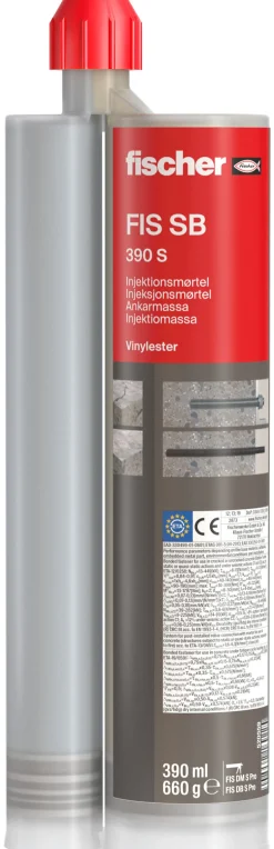 Forankringsmørtel fis sb 390 S superbond universalmørtel 2-komp