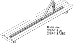 Forlenger SN P-113B sort