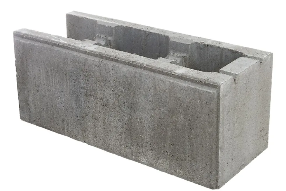 Forskalingsblokk endestein mix 30 hel/40 halv