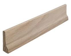 Fotlist hvitpigmentert eik 15x45 mm mattlakkert