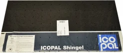 Fot-/møneplate til Icopal takshingel kullsort