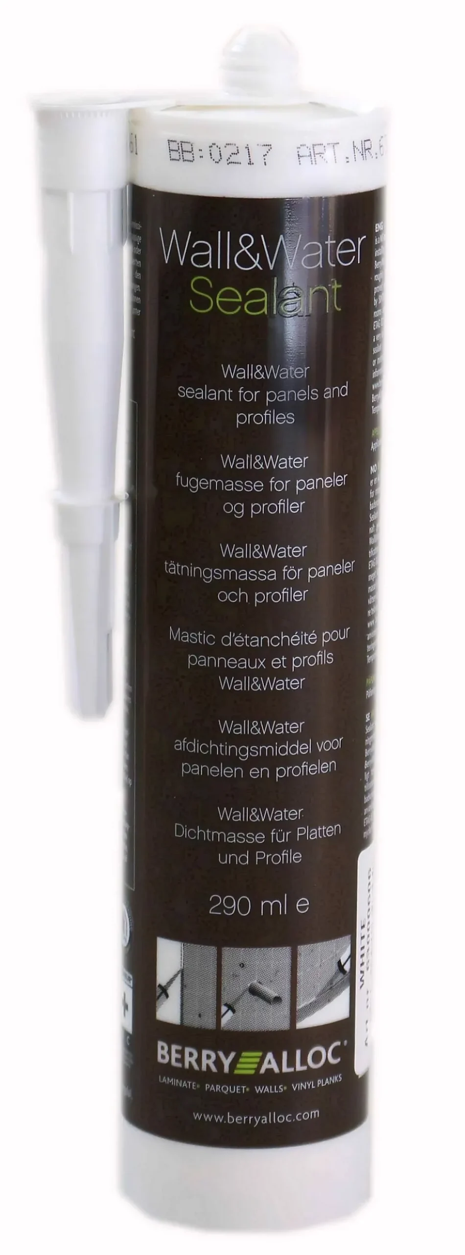 Fugemasse baderom sealant hvit 290 ml
