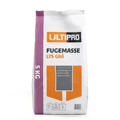 Fugemasse lys grå sekk 5 kg