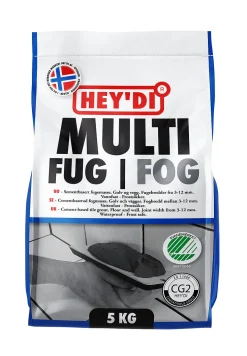 Fugemasse Multifug hvit 5 kg