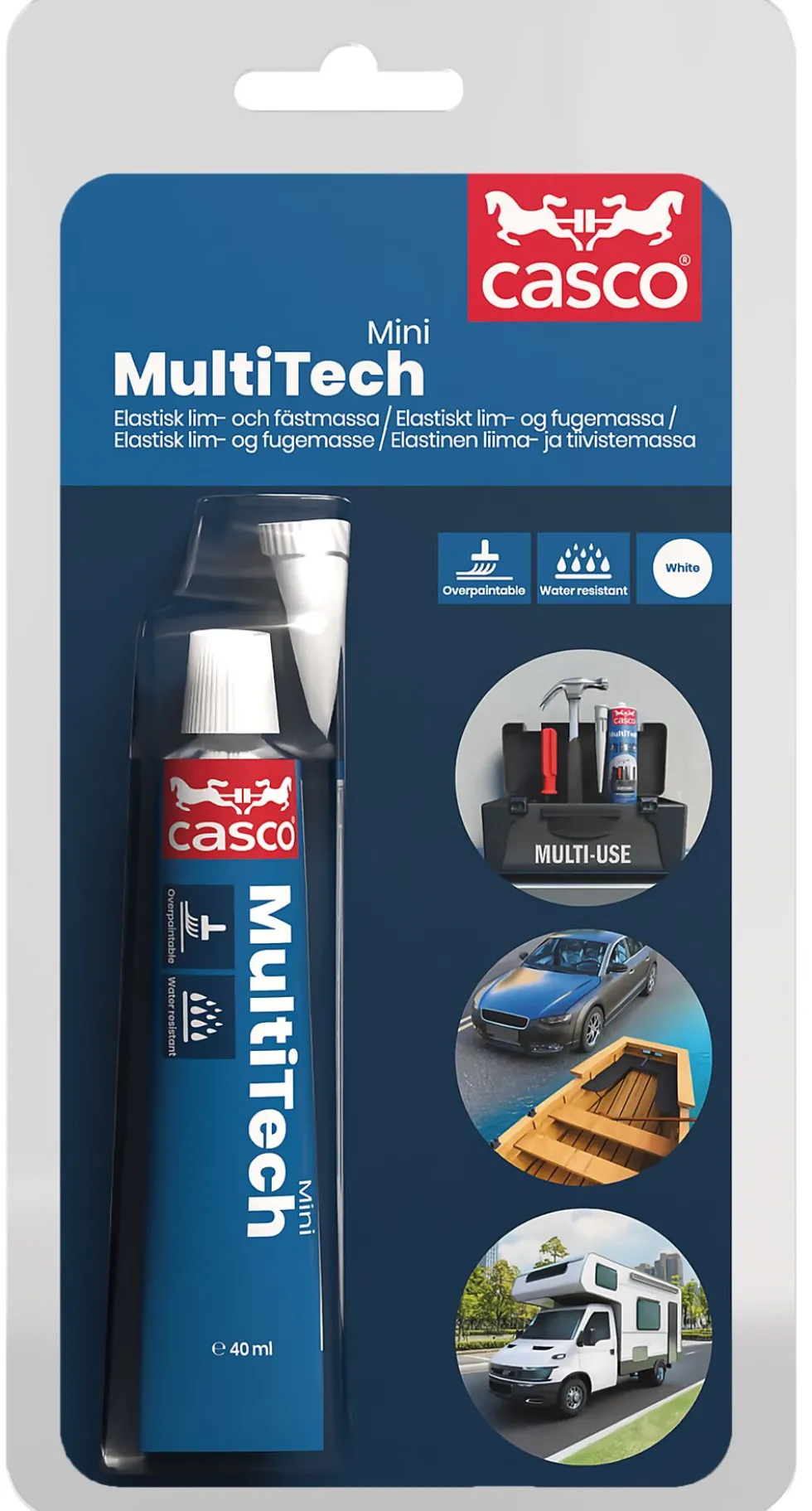Fug og lim MultiTech mini black 40 ml