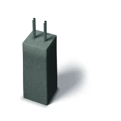 Fundament plint 500 2" med fast stolpesko