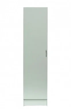 Garderobeskap enkel hvit 60 cm