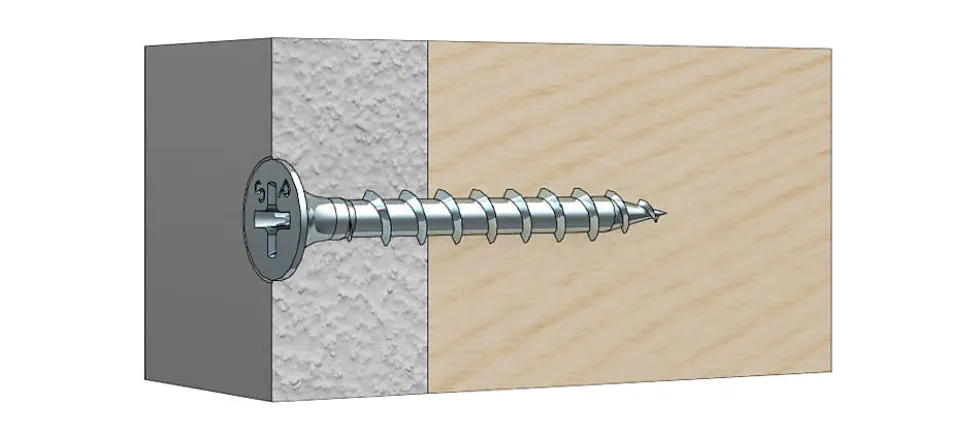 Gipsskruer for tre 3,9x40 mm 1000 stk båndet