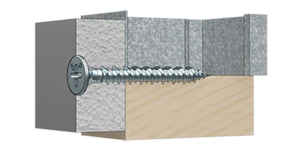 Gipsskruer stål/tre 3,9x41 mm 1000 stk båndet