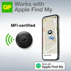 GP eTag Bluetooth Smart Tracker svart 1-pack