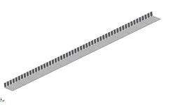 Gradrenne kantbeslag GKB-111 sort