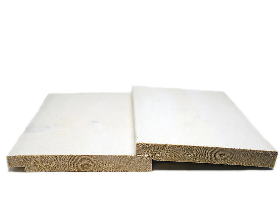 Gran 19x173 e fals gr std grunnet hvit
