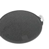 Grillplate i støpejern glatt/rillet 47 cm