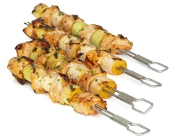 Grillspyd doble 30 cm 4 stk
