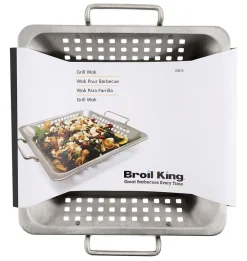 Grillwok i rustfritt stål
