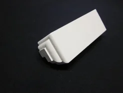 Gulvkloss utvendig 40x40x115 mm hvitmalt