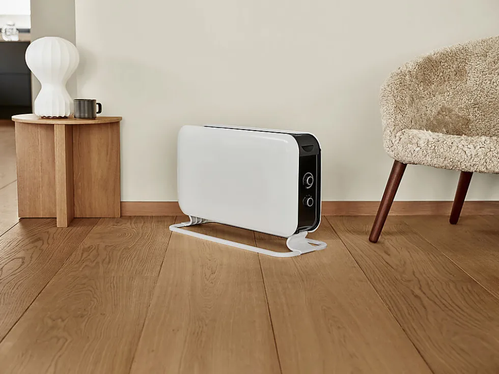 Gulvovn 2200 watt max mekanisk
