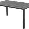 Hagebord alu/polywood 150x90cm grå
