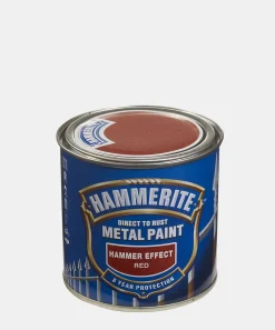 Hammerite hammer rød 0,25l metallmaling hammer effect rød